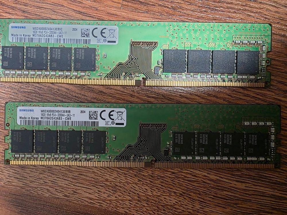 삼성 DDR4 3200 16GB 2개 팝니다. (부산) 이미지
