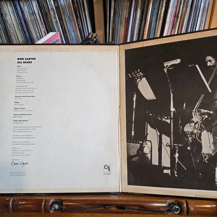 Ron Carter.all blues.74.US.초반.VG+/NM+.LP 이미지