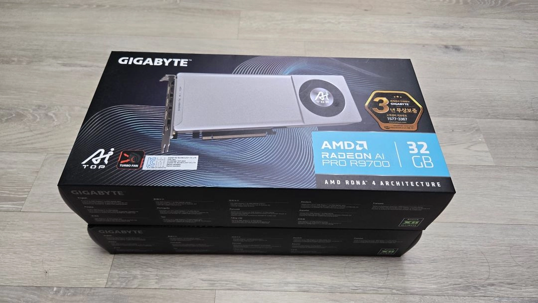 AMD R9700 그래픽카드 신품 - 안심되는 중고거래