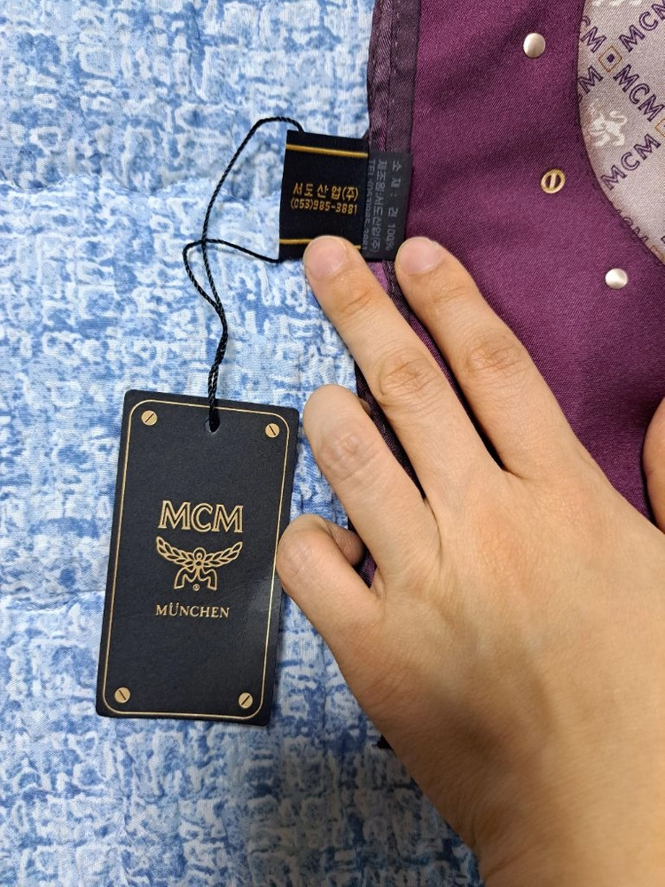 MCM실크스카프)/빈티지,레트로스카프/택ㅇ 이미지