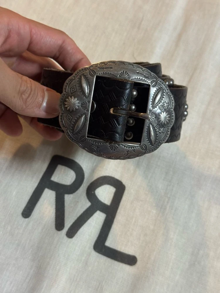 RRL 스터드 벨트 34 이미지