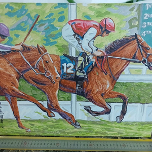 하프캔버스 액자 그림 이미지