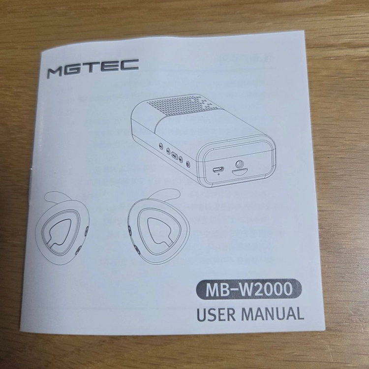 엠지텍 듀얼덱 무선 이어폰&스피커 MB-W2000 이미지