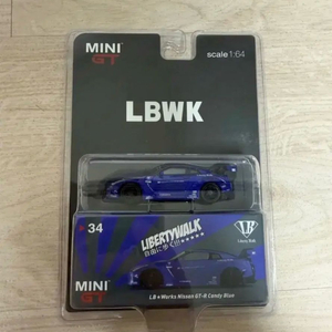 미니지티 34 닛산 GTR 캔디블루 LBWK 리버티워크 핫휠 이미지