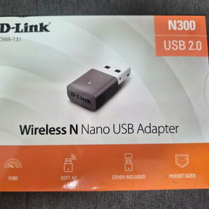 DLINK 무선 N300Mbps DWA131 네트워크 USB 와이파이 어댑터(미개봉 새상품) 이미지