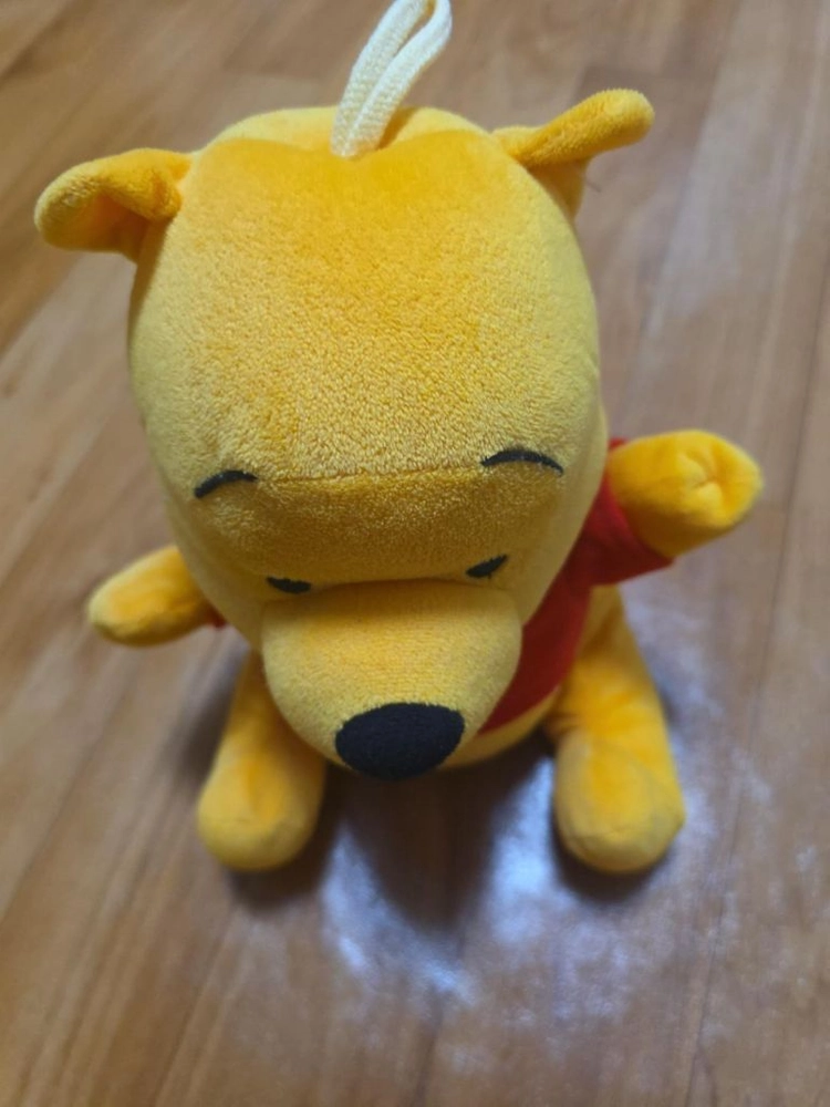 곰돌이푸 빨간티(가슴글씨) 봉제인형 이미지