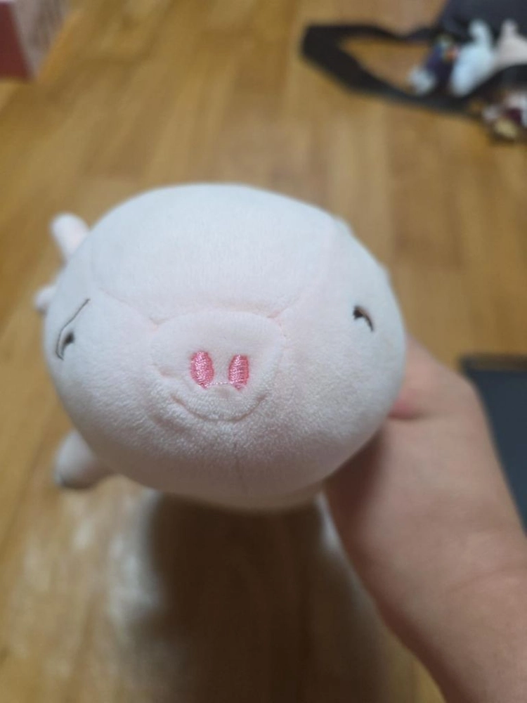 핑크 돼지 봉제인형 이미지