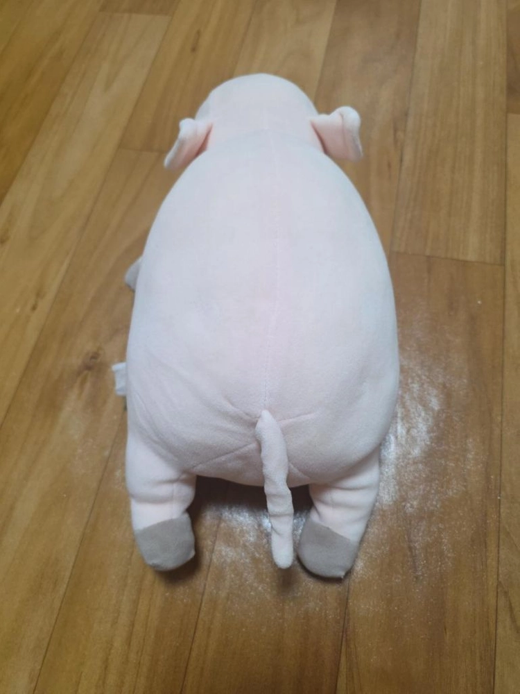 핑크 돼지 봉제인형 이미지