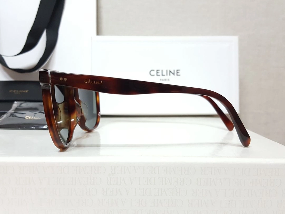 정품/1착)셀린느 Tortoise 여성 선글라스 CL40022F 53N/아시안핏 오버사이즈 이미지