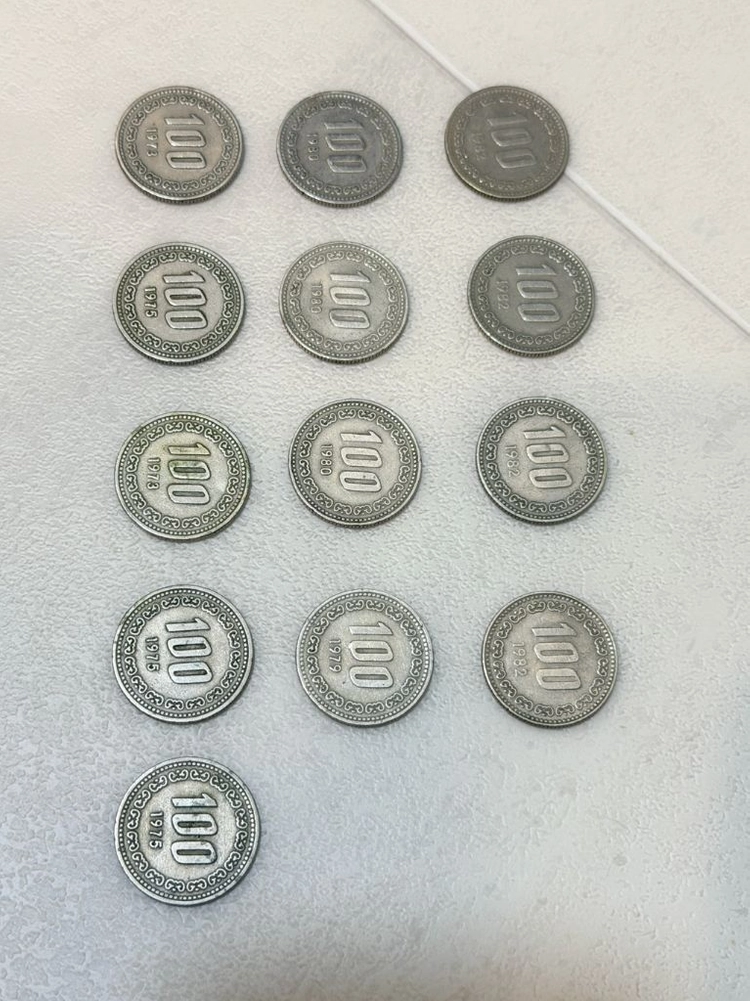 100원 1973년 1975년 1982년 등 이미지