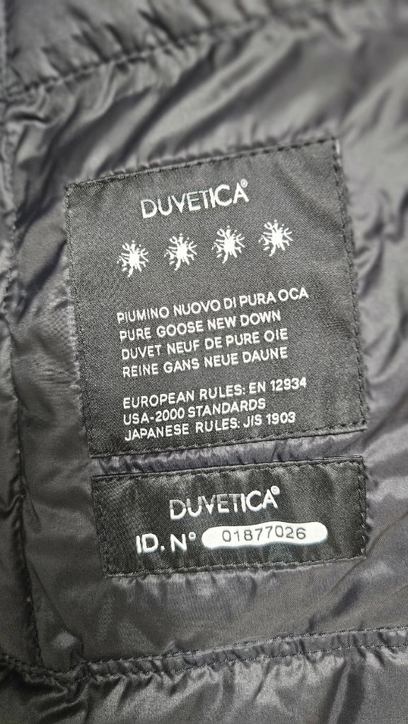 듀베티카(DUVETICA) 카키 봄버 항공 패딩 점퍼 48사이즈 이미지