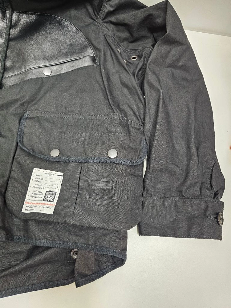 메종 미하라 야스히로 23FW 후드 헌팅 자켓 / 남 44 블랙 (국내 95~100 전후, 트렌디한 오버핏) 이미지