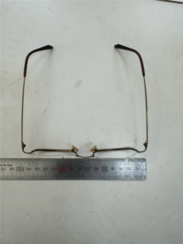 HAVIS 하비스 H5097 정품 22K 골드 티타늄 반무테 안경테 고급 클래식 빈티지 명품 비즈니스 패션 스타일 이미지