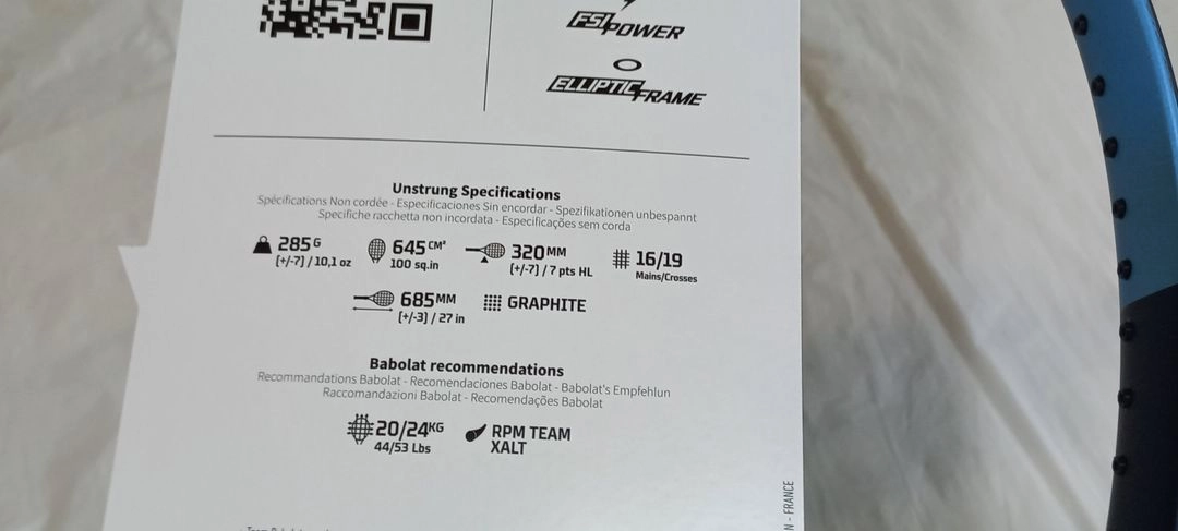 테니스라켓 바볼랏 2025 퓨어드라이브팀 (285g) 이미지