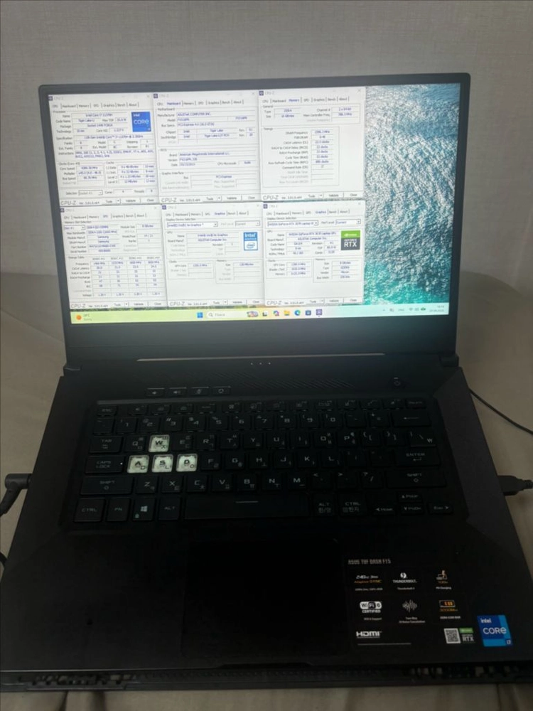 ASUS TUF Dash F15 FX516PR 게이밍 노트북 판매합니다. - 안심되는 중고거래
