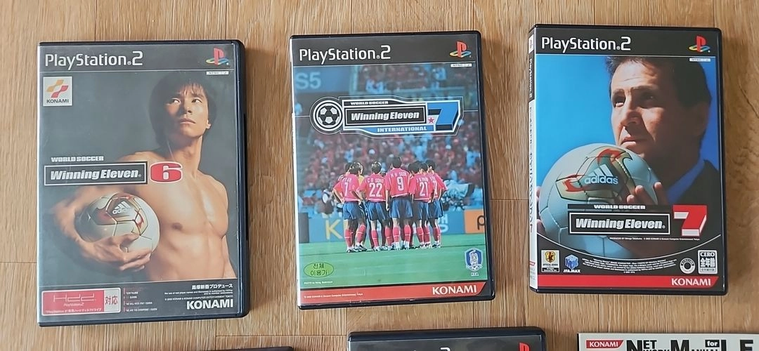 위닝일레븐 시리즈 PS2버전 모음 이미지