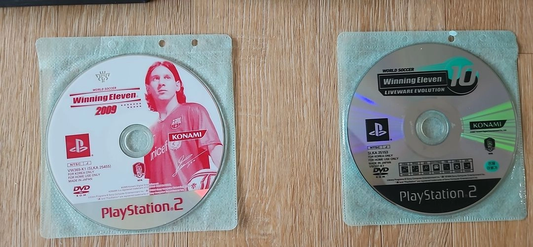 위닝일레븐 시리즈 PS2버전 모음 이미지