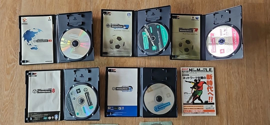 위닝일레븐 시리즈 PS2버전 모음 이미지