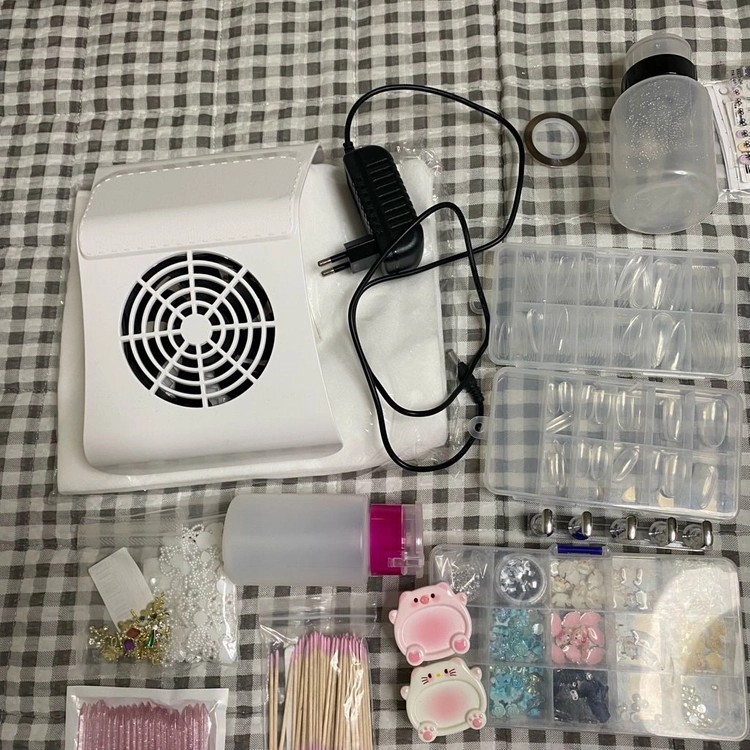 네일아트 젤네일 흡진기 파츠 등 일괄 이미지