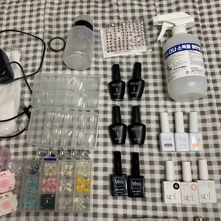네일아트 젤네일 흡진기 파츠 등 일괄 이미지