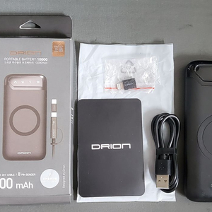 드리온 DRION 무선충전 보조배터리 10000mAh 이미지