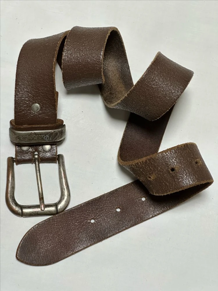 Wrangler 랭글러 빈티지 통가죽벨트 이미지