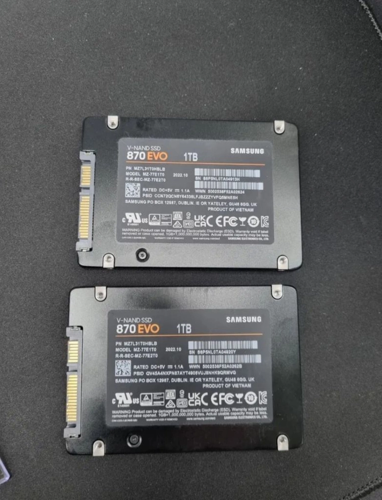 삼성전자 870 EVO SSD 1TB 2개 이미지