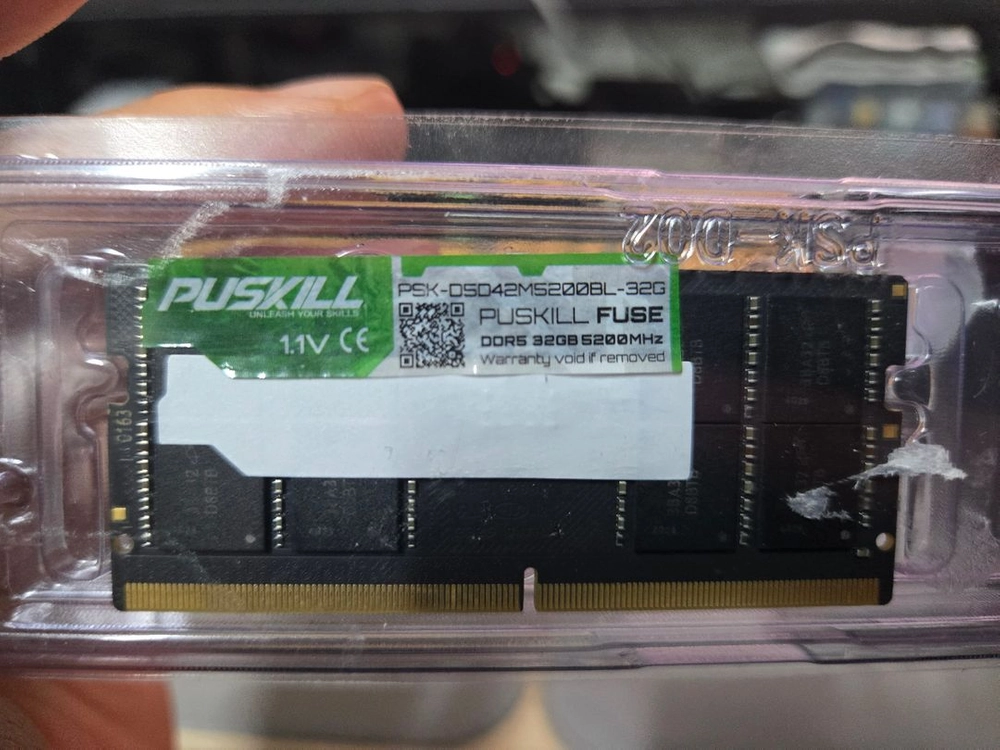 푸스킬 ddr5-5200 32gb sodimm 노트북램 - 안심되는 중고거래