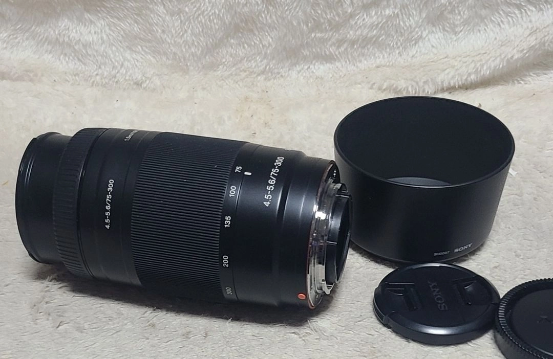 소니75-300mm 망원렌즈 이미지