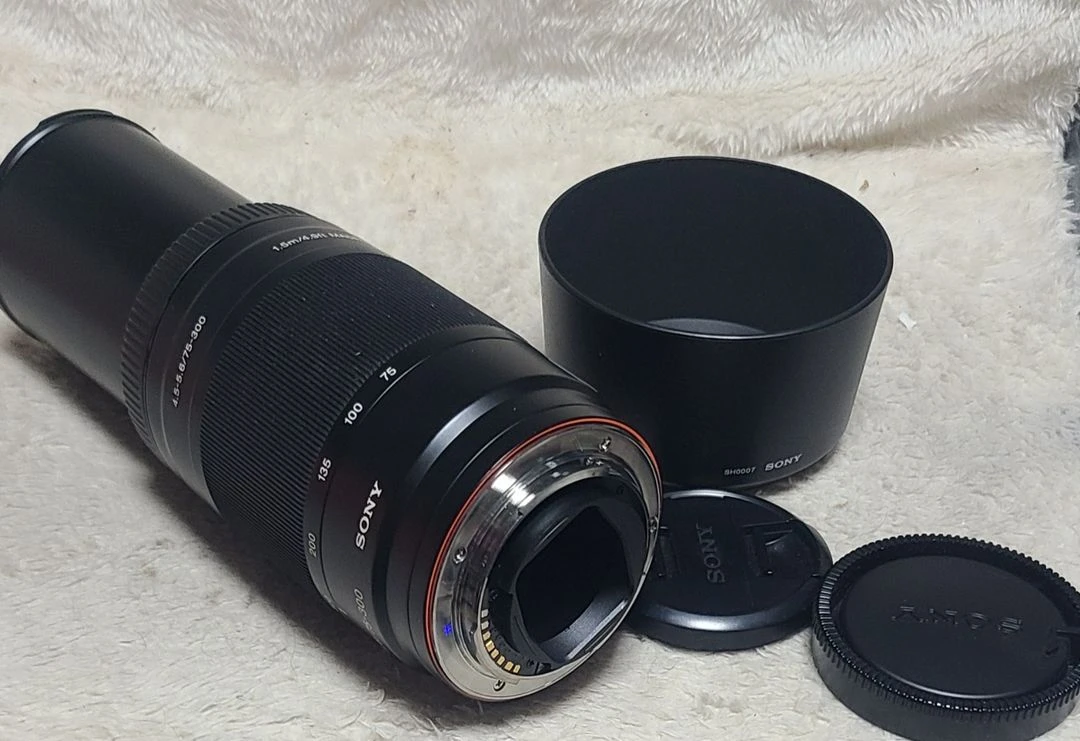 소니75-300mm 망원렌즈 이미지