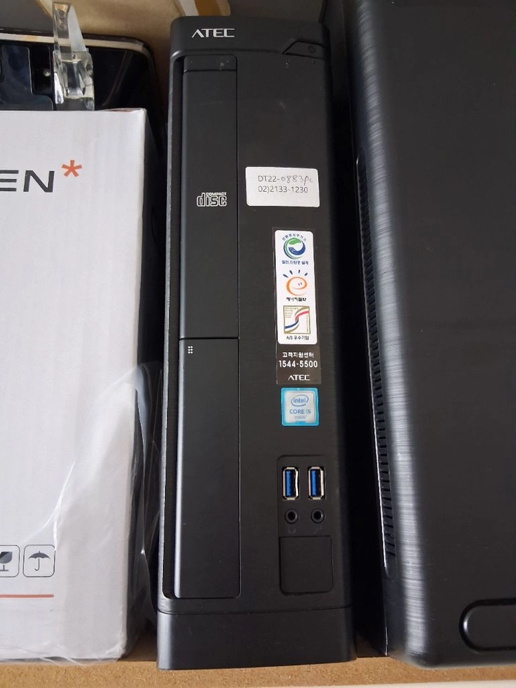 슬림PC i5 7500Cpu 메모리8G*1개 SSD240G-1000hdd 이미지