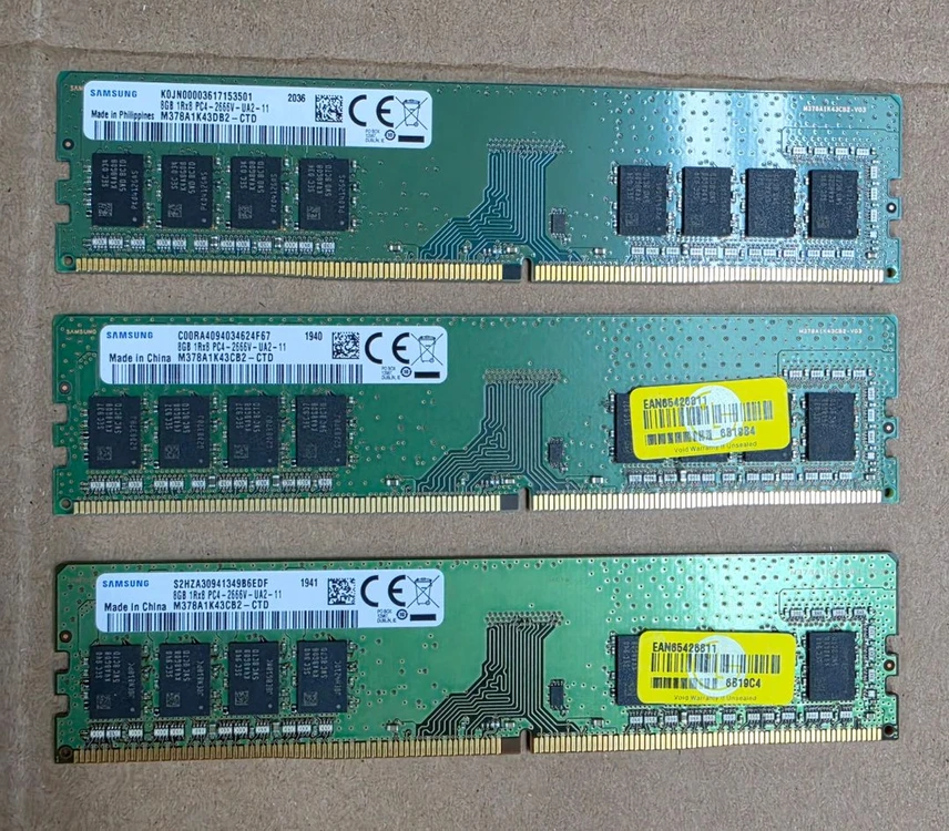 삼성 PC용 DDR4 8G 2666V 중고 메모리 판매 이미지