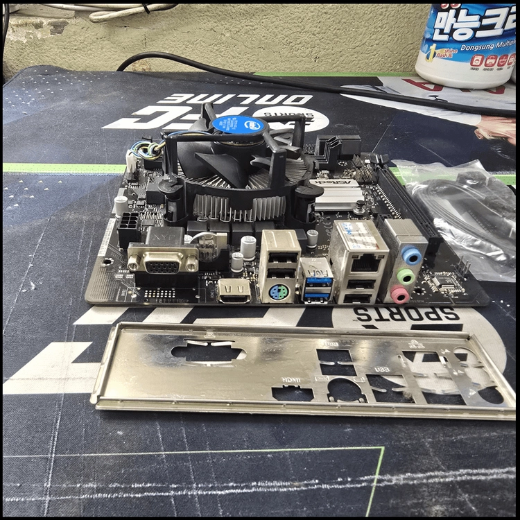 부품-INTEL I5 10400F + ASROCK H410M-HVS +정품 쿨러 이미지