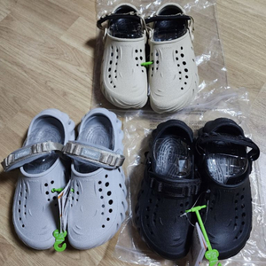 크록스 클래식 클로그 블랙, 베이지, 그레이 새제품 이미지