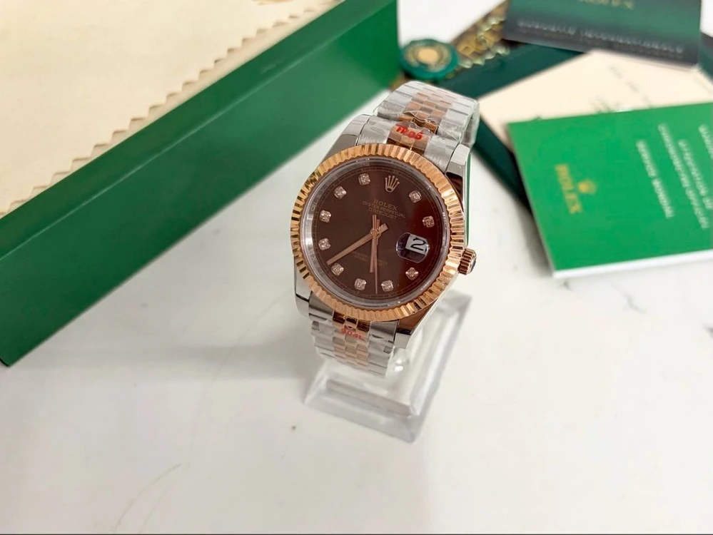 로렉스 데이트 저스트 텐포인트 초코 41mm [새상품] 이미지