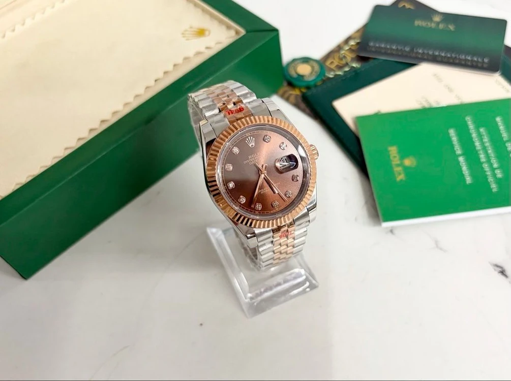로렉스 데이트 저스트 텐포인트 초코 41mm [새상품] 이미지