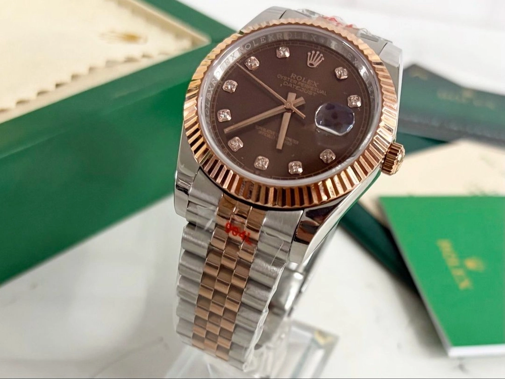 로렉스 데이트 저스트 텐포인트 초코 41mm [새상품] 이미지