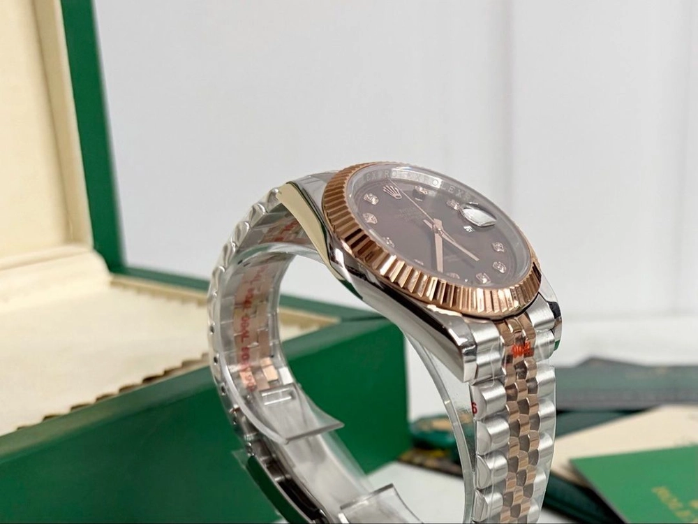 로렉스 데이트 저스트 텐포인트 초코 41mm [새상품] 이미지