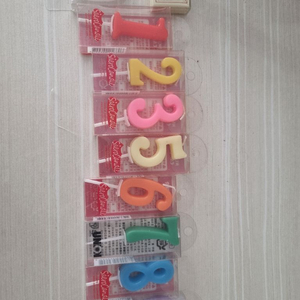 숫자 생일초 이미지