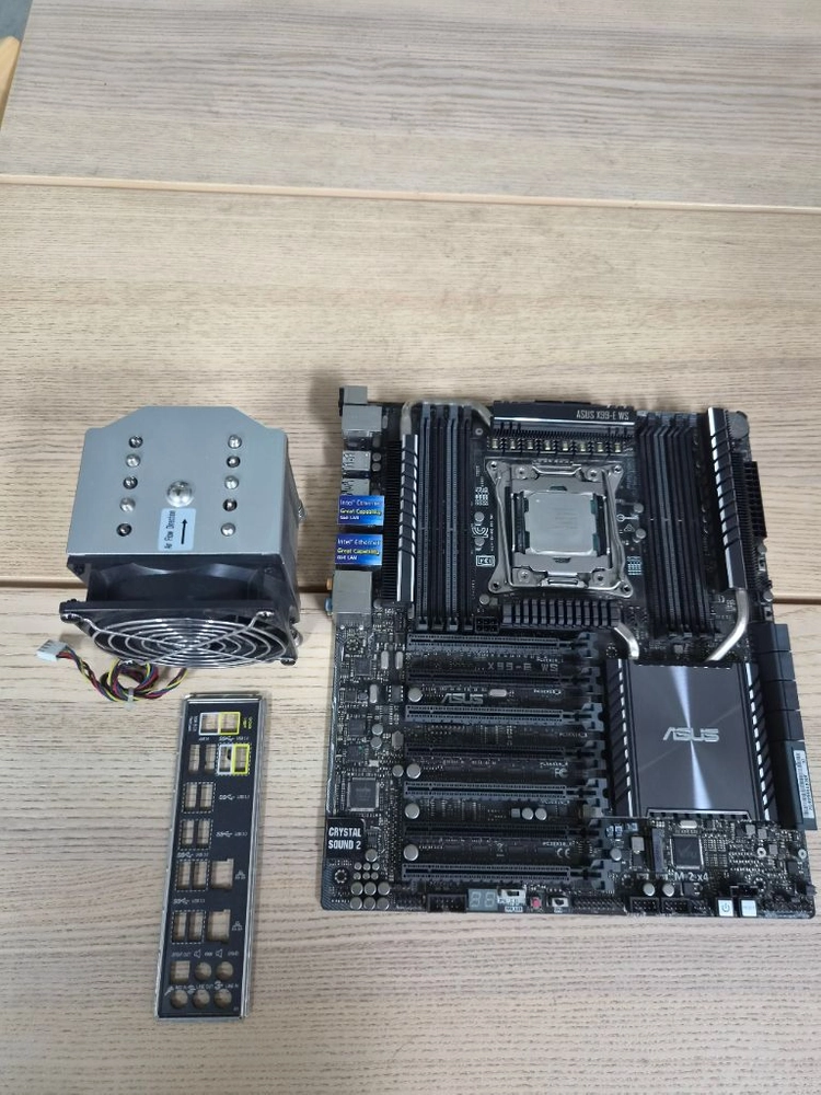 ASUS X99-E WS + 제온 E5-1650 v4 + 쿨러 워크스테이션 세트 - 안심되는 중고거래