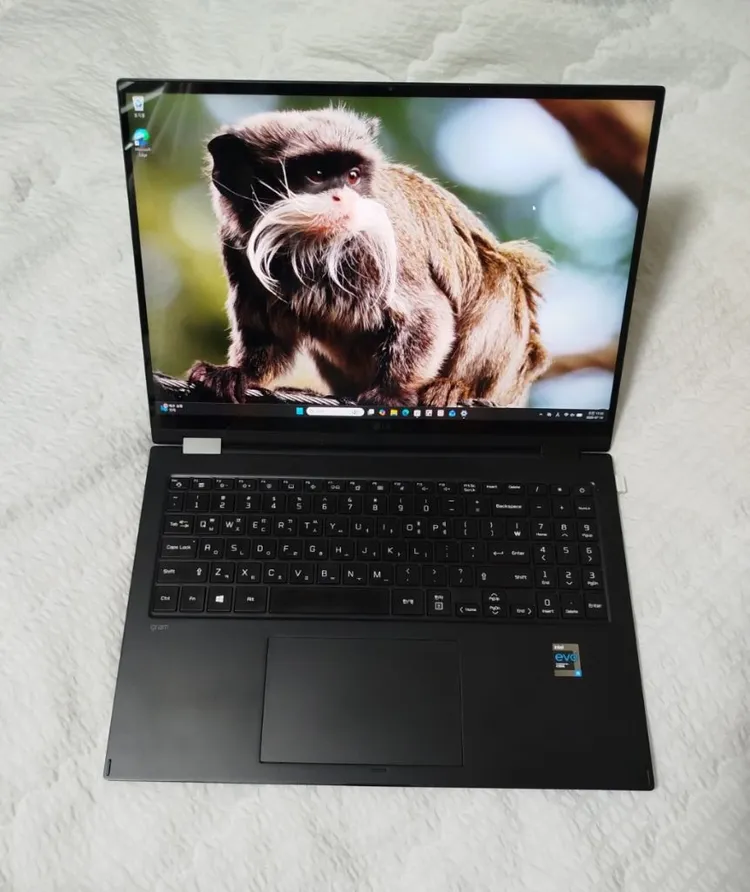 LG그램 16T90P-GR5BK 360 블랙 이미지