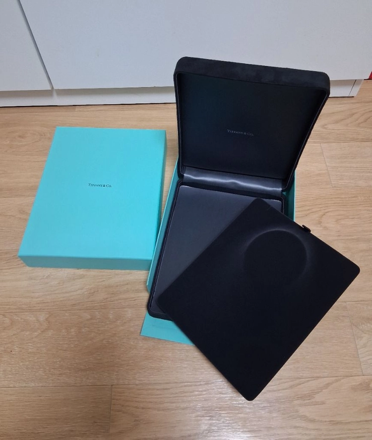티파니 하드웨어 링크 목걸이 케이스.상자 이미지