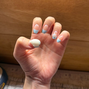 마메고마 수제네일팁 (프렌치 스트라이트) 이미지