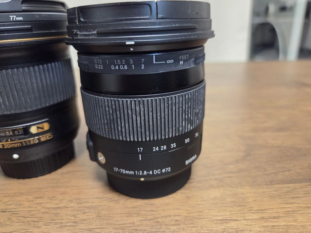 니콘 d810, d7100, 20mm 50mm 85mm 17-70mm 일괄 판매 이미지