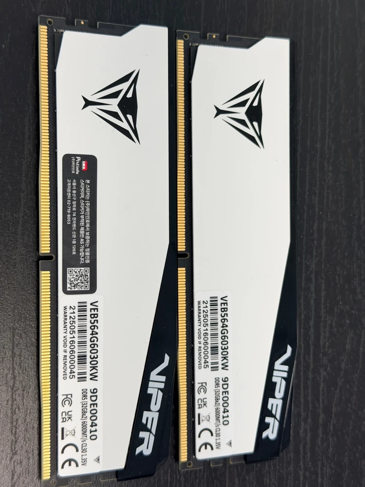 DDR5 64GB 6000 CL30 메모리 이미지