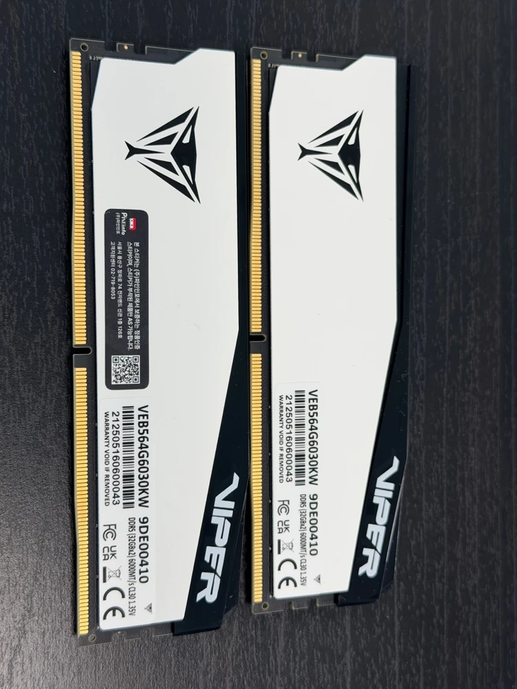 DDR5 64GB 6000 CL30 메모리 이미지