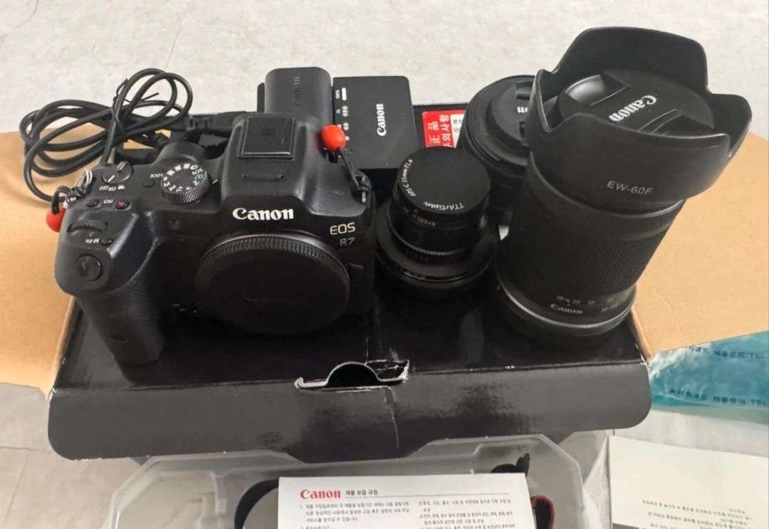 캐논 EOS R7 18-150mm KIT(렌즈3종포함) 박스풀 - 안심되는 중고거래