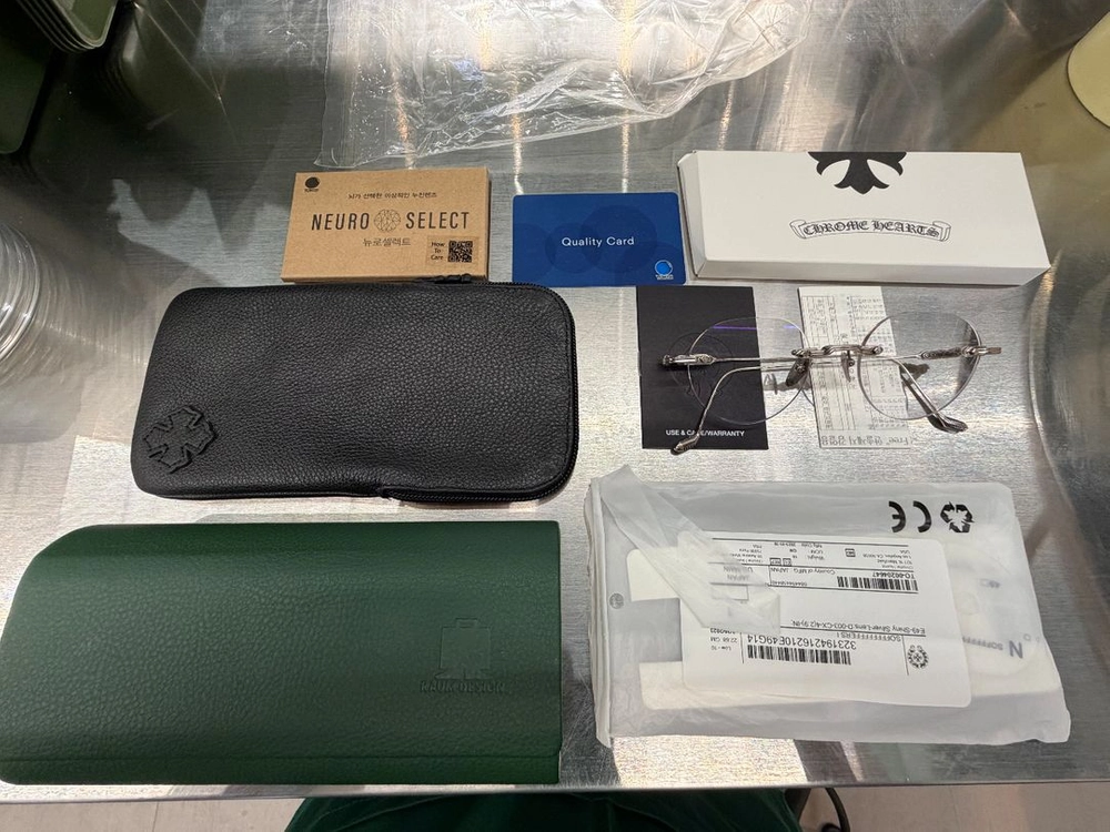크롬하츠 소퍼스1 실버 안경테 이미지
