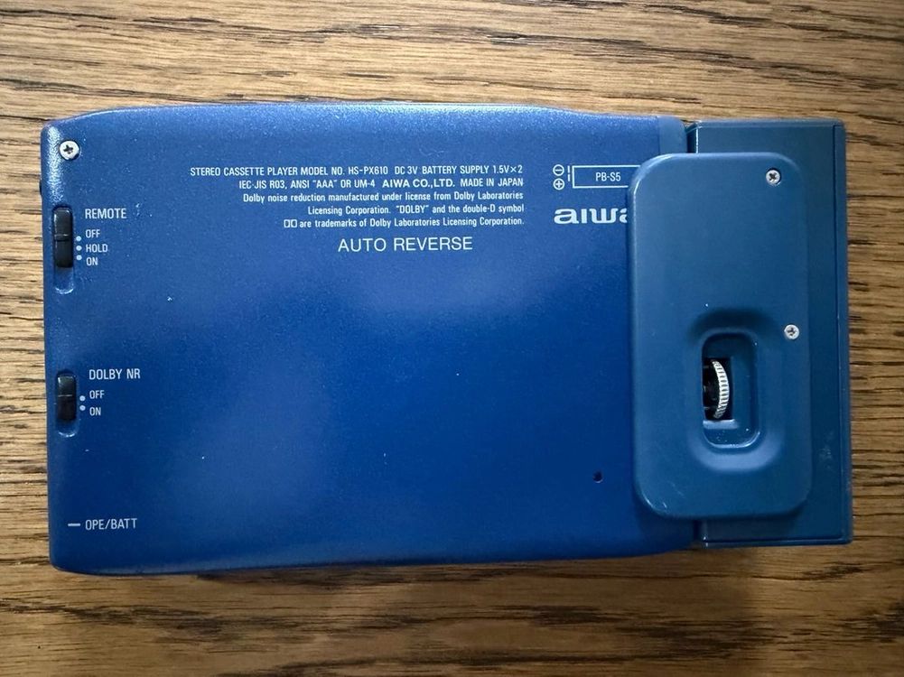aiwa HS-PX610 워크맨 카세트플레이어 이미지