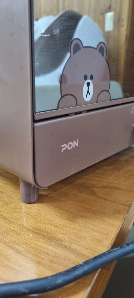 로이체 PON 라인프렌즈 미니 전기오븐 브라운 캐릭터 버전, 모델명: BF-MOV-A 이미지